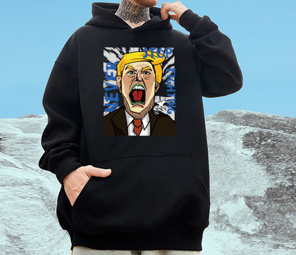 NOVAROPA™ Never Stop Fighting Hoodie Inspired by Trump