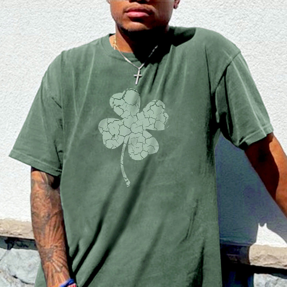 Lucky Clover Funny St Patricks Day Men's T-Shirts