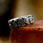 Men's Punk Viking Retro Crack Ring