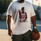 Basketball Legend Jordan's Cartoon Portrait Men's Tee