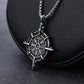 Retro Viking Rune Protection Pendant Stainless Steel Necklace