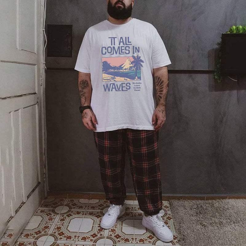 Life's Waves Philosophy Men's Surf Tee