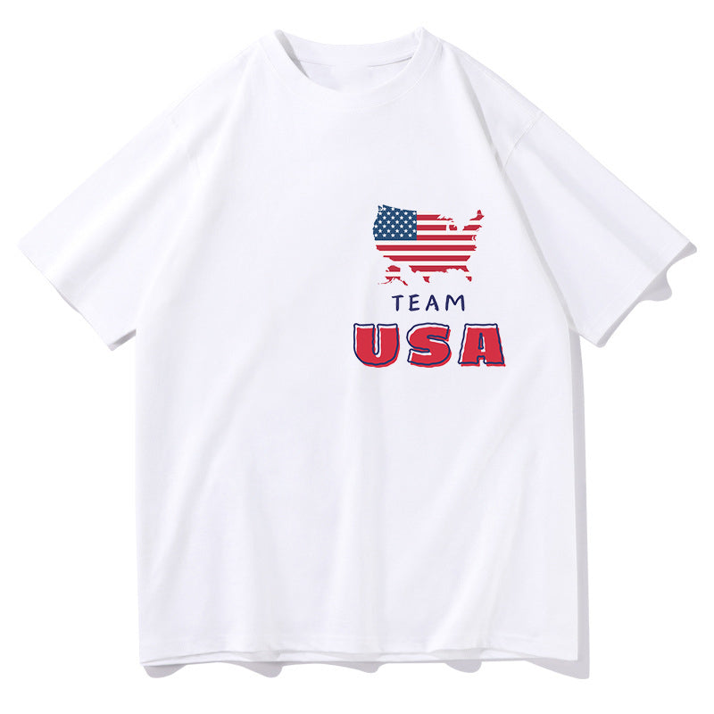 Team USA Men's Cotton Shorts Sleeve T-shirt