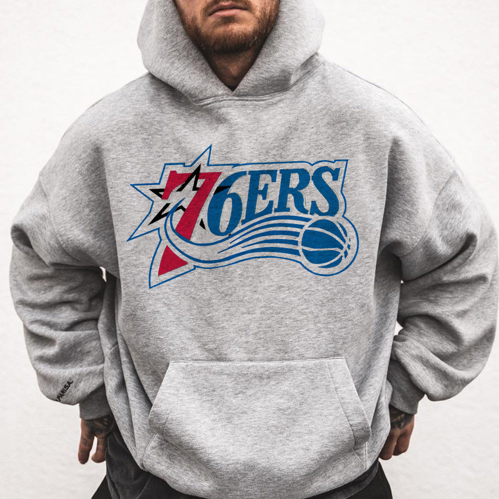 Clearance- Sixers Men's Hoodie-3XL