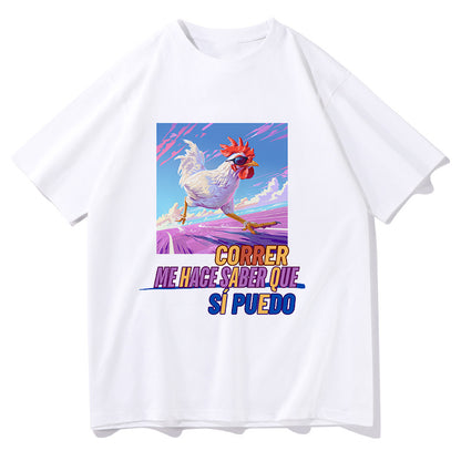 Running Gallic Rooster Men's Short Sleeve T-shirt