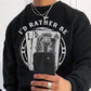 Graphic Print Men's Crewneck Sweatshirt