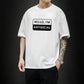 HELLO, I'M ANTISOCIAL Print Men's Cotton T-shirt 230g