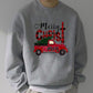 Christmas Car Print Men's Sweatshirt