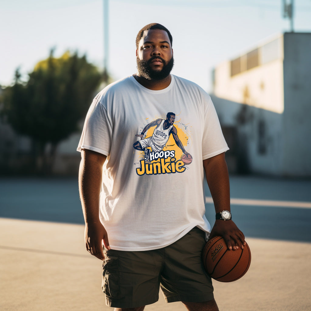 Sport Lover Basketball Player Men's Cotton T-Shirts