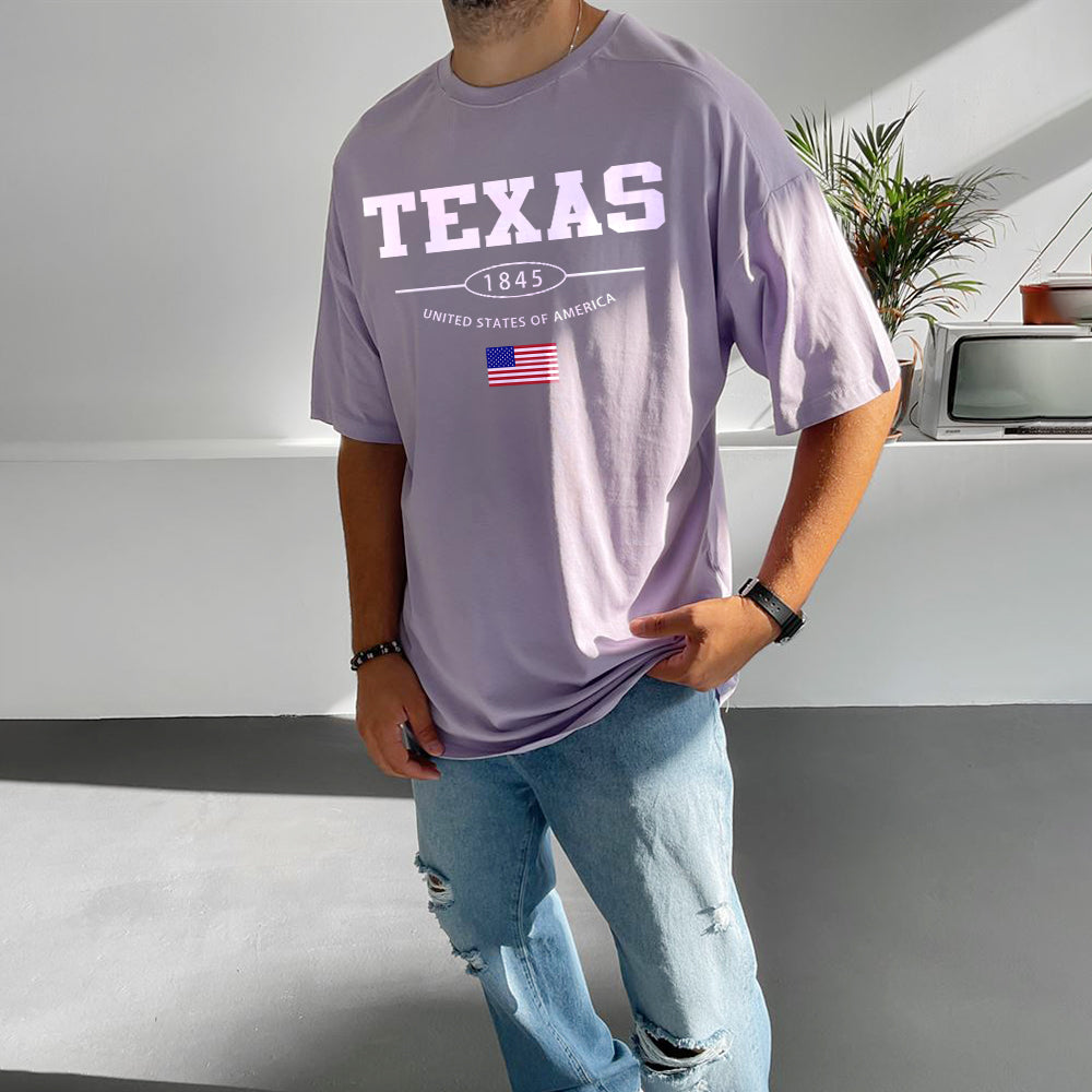 Texas Men's Stylish Oversized T-Shirts