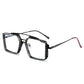 Retro Metal Hollow Square Frame Men's Sunglasses