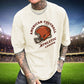 Football Print Men's Cotton Tee