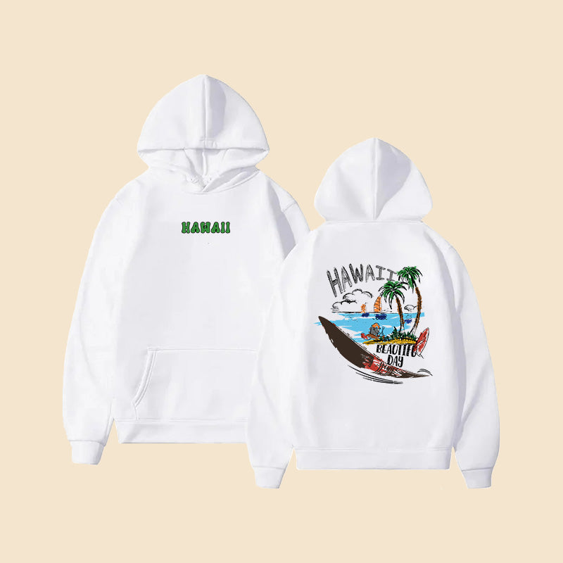 Hawaii Beautiful Day Men's Hoodie