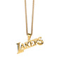 Lakers Titanium Steel Men's Necklace