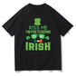 Kissable Shamrock Luck of the Irish Kiss Tee