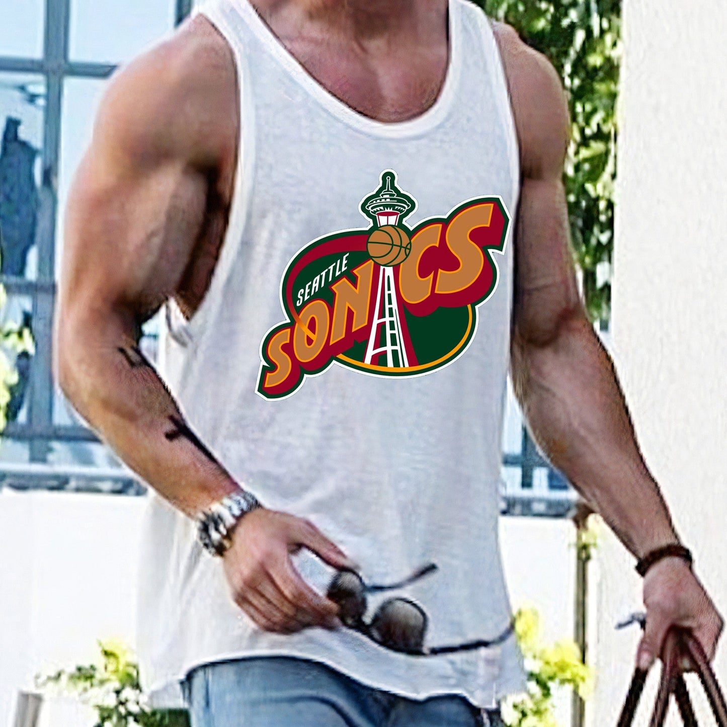 Clearance-Sonics Men's Tank Top
