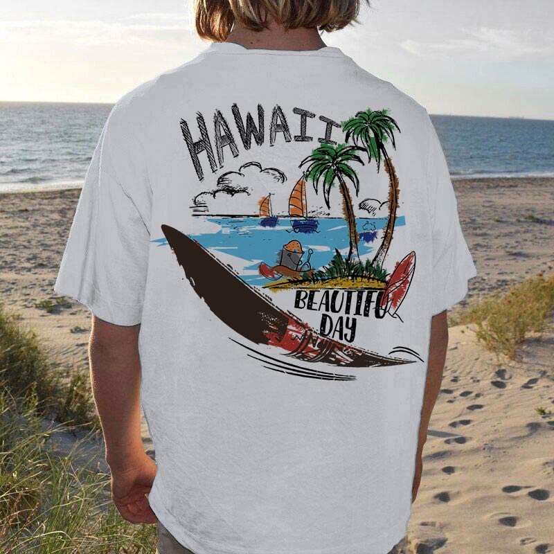 NOVAROPA™ Hawaii Beautiful Day Men's T-shirt