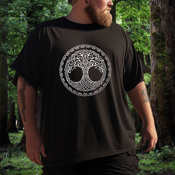 Life of Tree Yggdrasil Norse Mythology Men's Tee