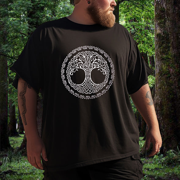 Life of Tree Yggdrasil Norse Mythology Men's Tee