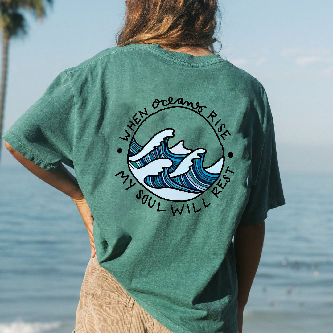 When Oceans Rise Men's Cotton T-shirt
