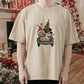 Gnome Couple on a Christmas Truck Men's Tee