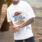 Men's Beach Vibes Print Cotton T-shirt