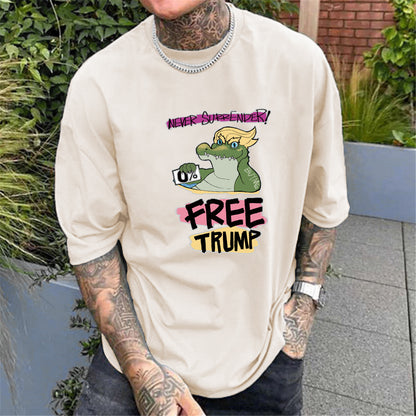 NOVAROPA™ Free Trump Men's Cotton T-shirt