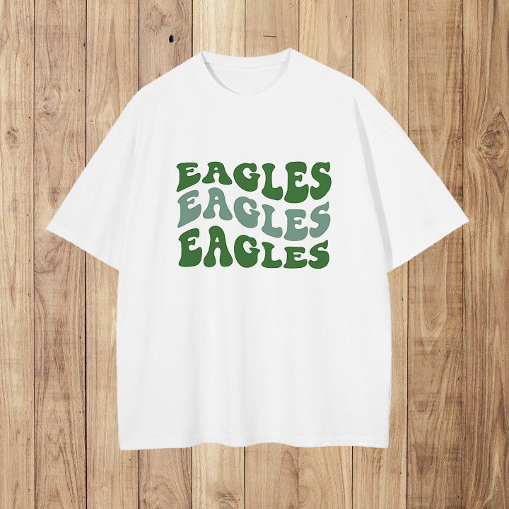 Eagles Letter Print Men's Cotton T-shirt