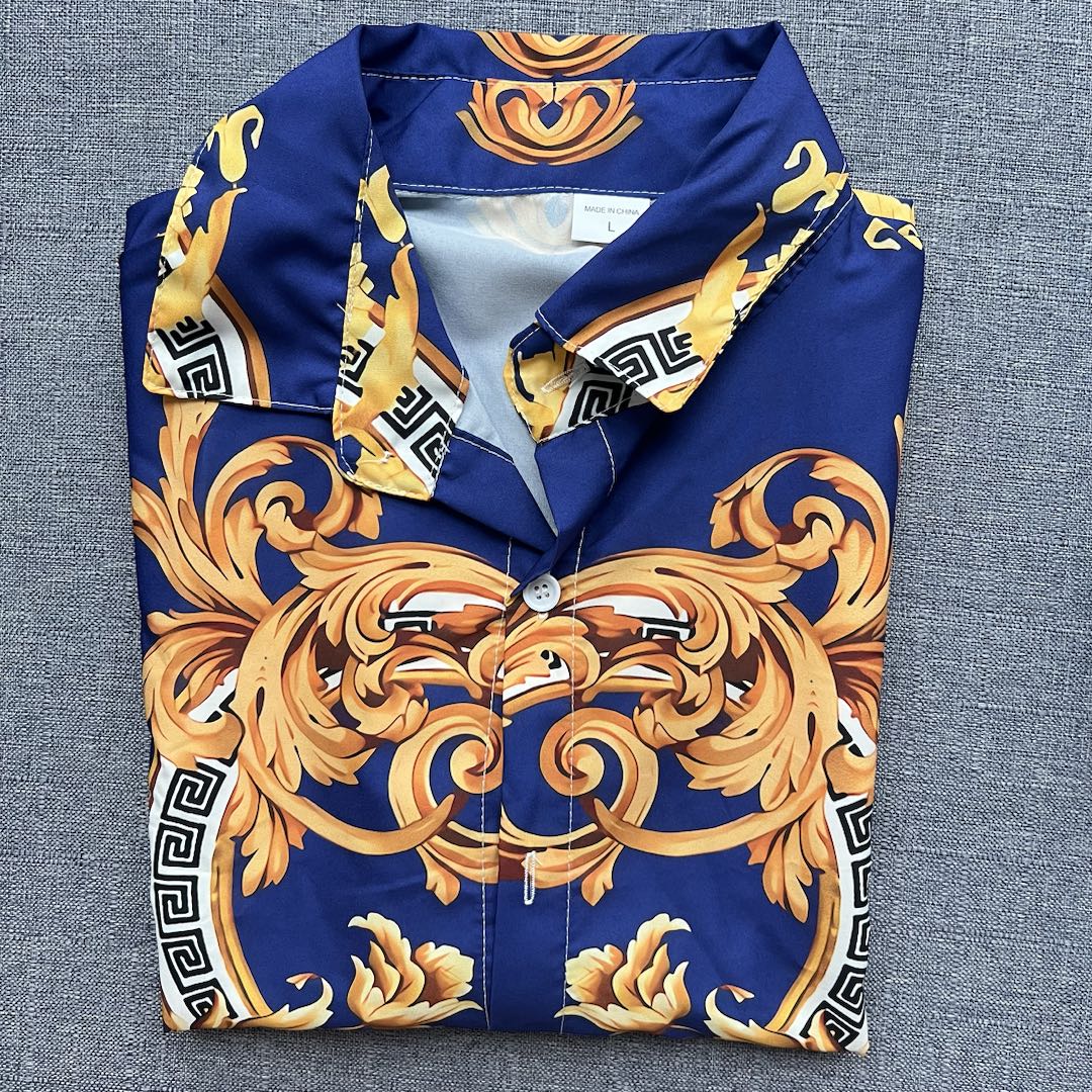 Clearance-Men's Short Sleeve Shirt Size L