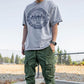 Alphabet graphic print casual men's T-shirt