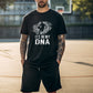 DNA Hoops Basketball Lovers Men's Cotton T-shirt