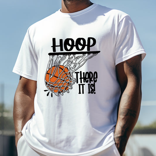 Hoop Dreams Basketball Print Men's Short Sleeve T-Shirt