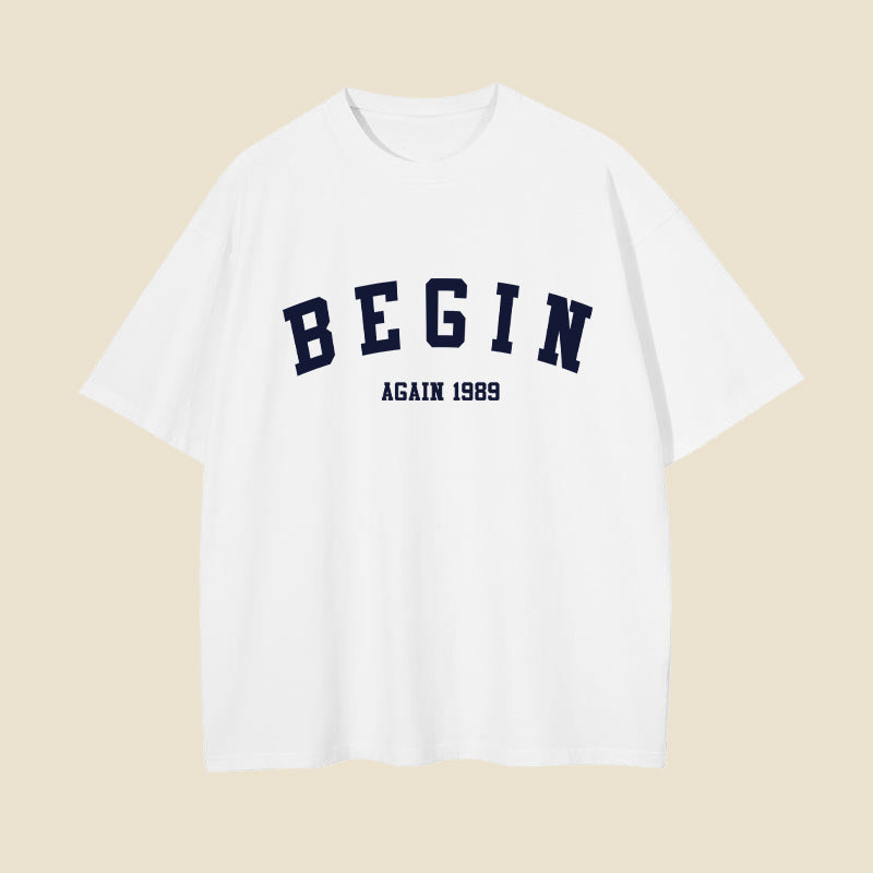 Begin Again Men's Casual T-Shirt