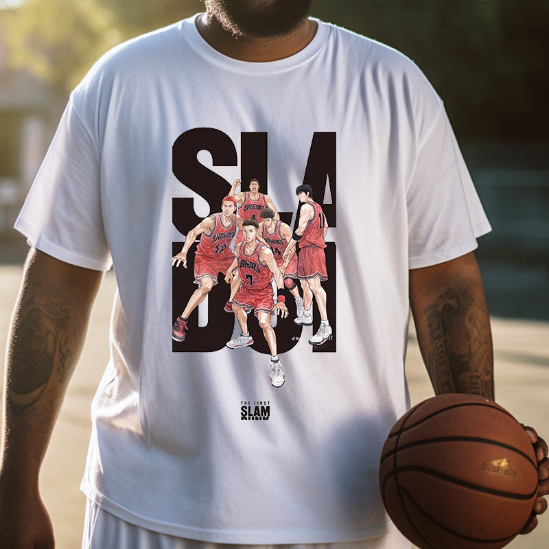 Slam Dunk Legends Anime Basketball Heroes Print Tee