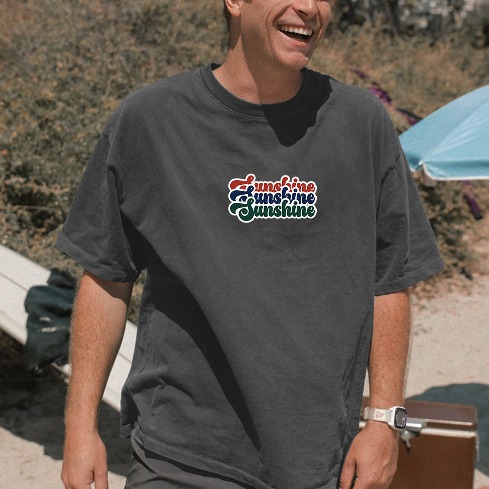 NOVAROPA™ Sunshine Beach Print Cotton Tee
