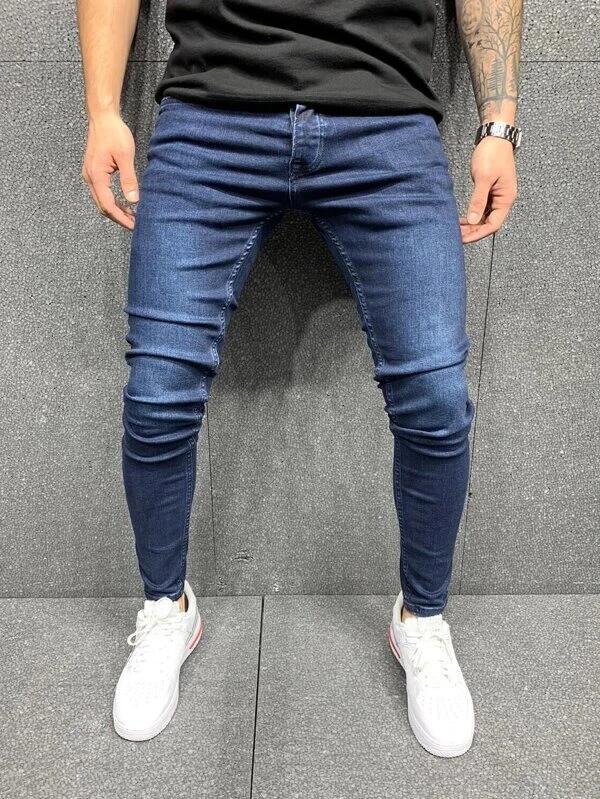 Fashionable Stretch Skinny Denim Trousers