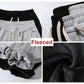 Blessing Men's Casual Streetwear Elastic Waistband Fleece Sweatpants