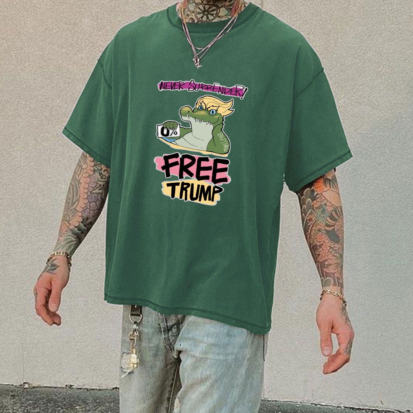 NOVAROPA™ Free Trump Men's Cotton T-shirt