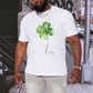 Watercolor Clover Men's Lucky Charm T-shirt