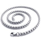 Vintage Medieval Knight Men's Cross Pendant Stainless Steel Necklace