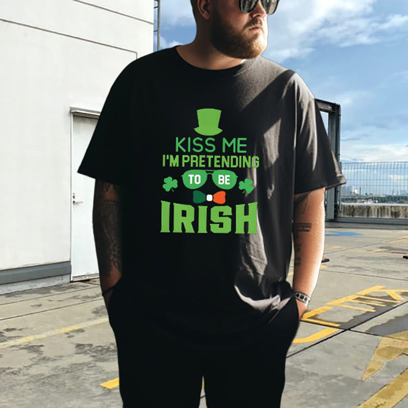 Kissable Shamrock Luck of the Irish Kiss Tee