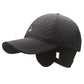 Winter Warm Embroidery Cap Hat with Fold Earmuffs