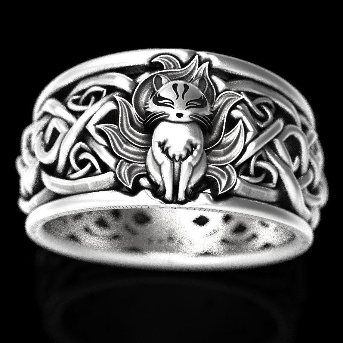 The Viking Fox Celtic Ring