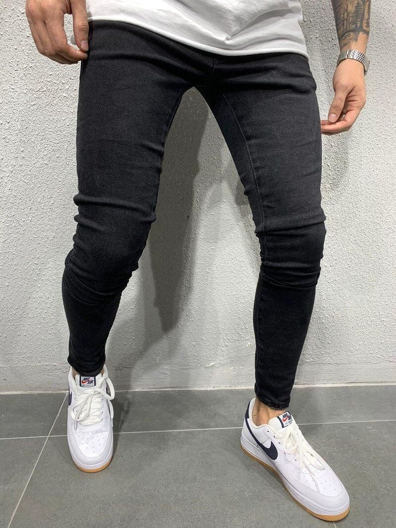 Fashionable Stretch Skinny Denim Trousers