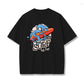 Ocean Waves Surfboard Print Vacation Vibes Men's T-shirt