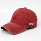 Embroidered Oops Letter Print with Heart Baseball Cap