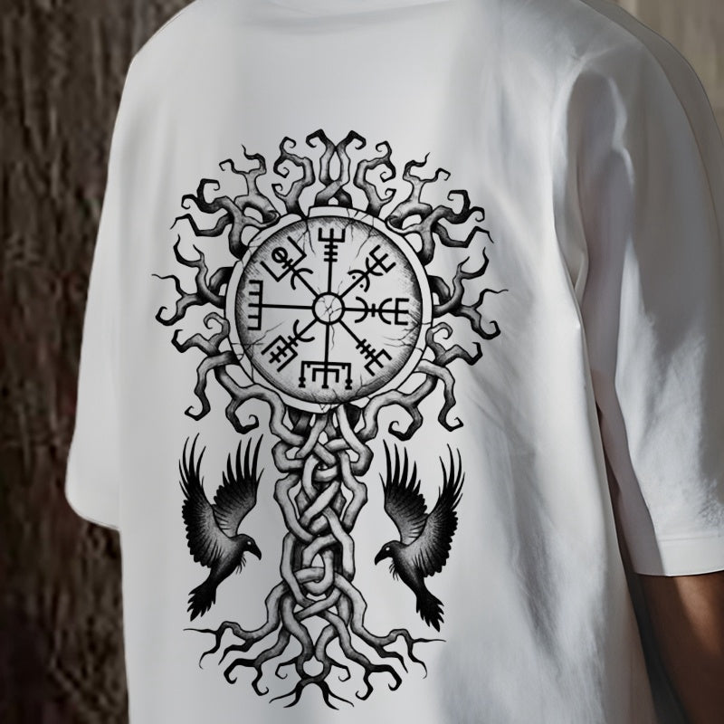 Retro Viking Runes Men's Graphic T-shirt