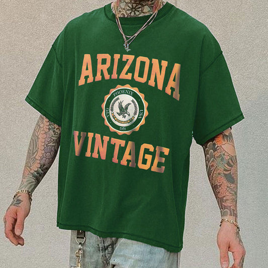 Clearance-Arizona Graphic Print Men's T-Shirt