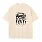 Men's Super Hero Gift For Dad Letter Print Tee