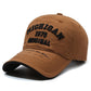 MICHIGAN Embroidered Ripped Colorblock Cap Hat